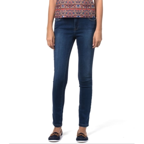 CANTÃO - CALÇA JEANS SKINNY COMFORT CÓS ALTO - STONADO