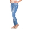 CANTÃO - CALÇA JEANS SKINNY CÓS ALTO RASGADA - JEANS