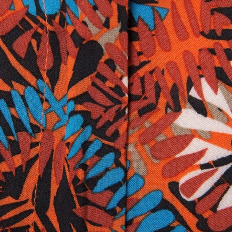 CANTÃO - CALÇA JOGGER ESTAMPADA - LARANJA