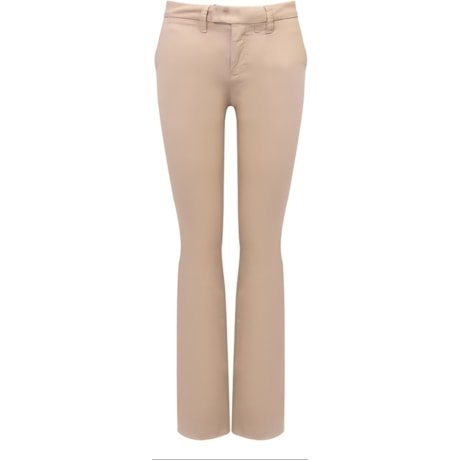 CANTÃO - CALÇA SARJA ALFAIATARIA BOOTCUT - BEGE