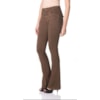 CANTÃO - CALÇA SARJA FLARE COLOR COMFORT - CHOCOLATE