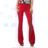 CANTÃO - CALÇA SARJA FLARE DETALHE BOTÕES - VERMELHO