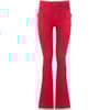 CANTÃO - CALÇA SARJA FLARE DETALHE BOTÕES - VERMELHO