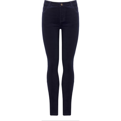 CANTÃO - CALÇA SKINNY VELUDO ZIPER BARRA - VERMELHO