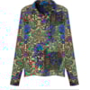 CANTÃO - CAMISA VISCOSE ESTAMPA QUILIT M/L - VERDE