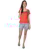 CANTÃO - CAMISETA T-SHIRT SILK BORBOLETINHAS - VERMELHO