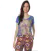 CANTÃO -CAMISETA/T-SHIRT SILK MATISSE - AZUL