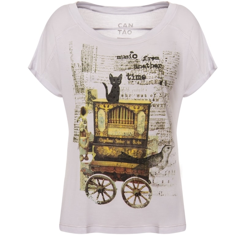 CANTÃO - CAMISETA/T-SHIRT SILK REALEJO - BRANCO