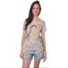 CANTÃO - CAMISTEA T-SHIRT SILK LEQUE - CINZA