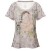CANTÃO - CAMISTEA T-SHIRT SILK LEQUE - CINZA