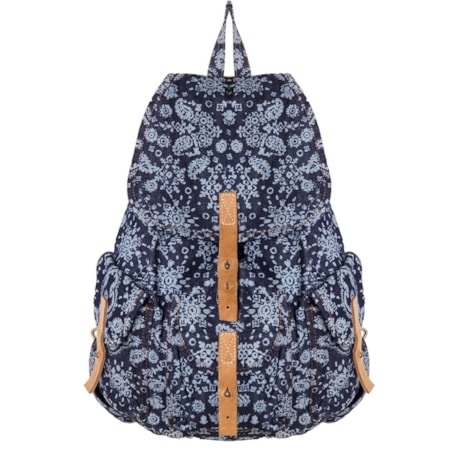 CANTÃO - MOCHILA JEANS ESTAMPA BANDANA - JEANS