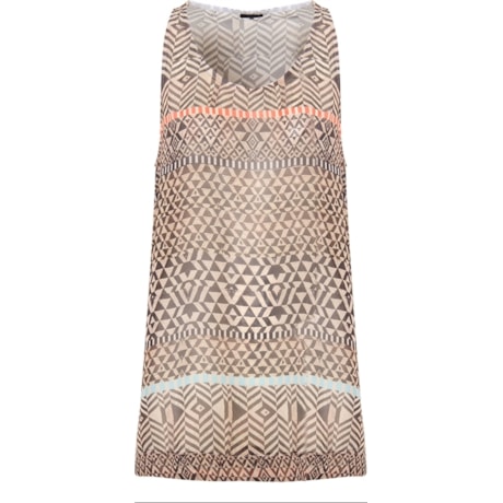 CANTÃO - REGATA TOQUE DE SEDA SILK TRAMA - BEGE