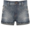 CANTÃO - SHORTS JEANS MODERNINHO BARRA VIRADA DESFIADA - STONADO