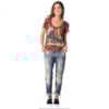 CANTÃO - T-SHIRT AMPLA ESTAMPA PATINS - FRAMBOESA