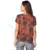 CANTÃO - T-SHIRT AMPLA ESTAMPA PATINS - FRAMBOESA