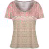 CANTÃO - T-SHIRT ESTAMPA MINI FLORES - VERDE