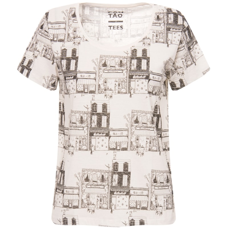 CANTÃO - T-SHIRT ESTAMPA P&B - P&B