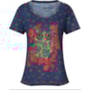 CANTÃO - T-SHIRT M/C SILK CORUJA - AZUL