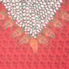 CANTÃO - T-SHIRT RAGLÃ ESTAMPA MOSAICO FOLHAS - FRAMBOESA