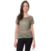 CANTÃO - T-SHIRT SILK MANDALA - VERDE