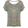 CANTÃO - T-SHIRT SILK MANDALA - VERDE