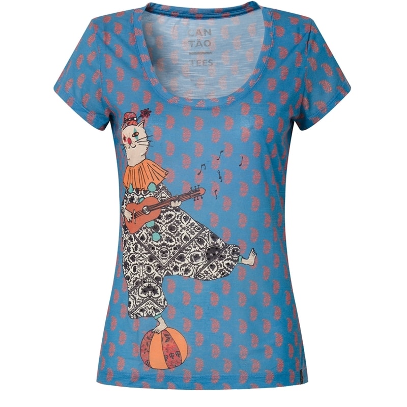 CANTÃO - T-SHIRT SILK PALHAÇO - AZUL