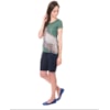 CANTÃO - T-SHIRT SILK PASSARO COM TEXTURA - KHAKI