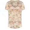 CANTÃO - T-SHIRT SILK TRIÂNGULO - BEGE