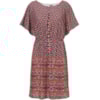 CANTÃO - VESTIDO BATA ESTAMPADO COM ELÁSTICO - AZUL
