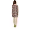 CANTÃO - VESTIDO TUBO MOLETOM PATCHWORK M/L - MARROM