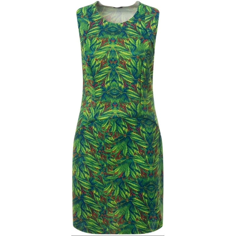 CANTÃO - VESTIDO TUBO RECORTE PANDORA - VERDE