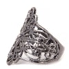 CAPITOLLIUM - ANEL METAL COLOR RENDA - PRATA VELHA