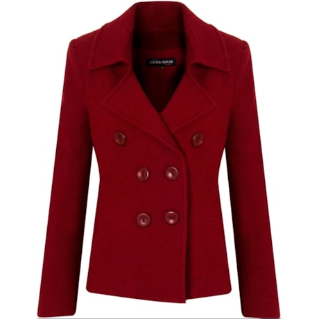 CAPITOLLIUM - BLAZER LÃ BOUCLÊ ABOTOAMENTO DUPLO - VERMELHO