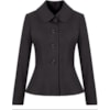 CAPITOLLIUM - BLAZER LÃ PEPLUM - PRETO