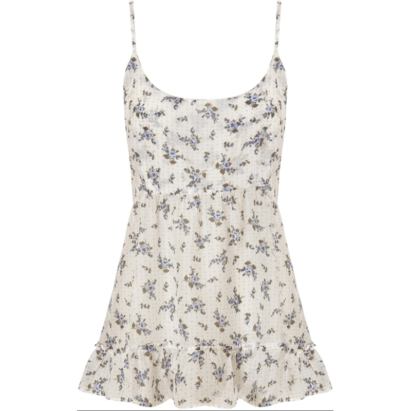 CAPITOLLIUM - BLUSA ALGODÃO FLORAL LIBERTY - OFF WHITE