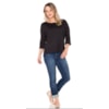 CAPITOLLIUM - BLUSA AMPLA DETALHE GUIPIR COSTAS - PRETO