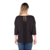 CAPITOLLIUM - BLUSA AMPLA DETALHE GUIPIR COSTAS - PRETO