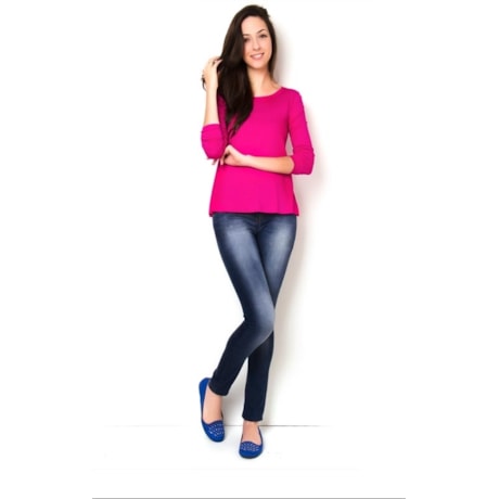 CAPITOLLIUM - BLUSA BÁSICA EM A PREMIUM M/L - PINK