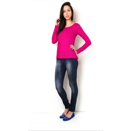 CAPITOLLIUM - BLUSA BÁSICA EM A PREMIUM M/L - PINK