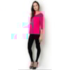 CAPITOLLIUM - BLUSA BÁSICA M 3/4 DEC. REDONDO - PINK