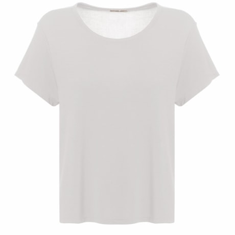 CAPITOLLIUM - BLUSA BÁSICA MULET ABERTURAS LATERAIS - BRANCO