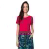 CAPITOLLIUM - BLUSA BÁSICA MULET ABERTURAS LATERAIS - PINK