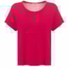CAPITOLLIUM - BLUSA BÁSICA MULET ABERTURAS LATERAIS - PINK