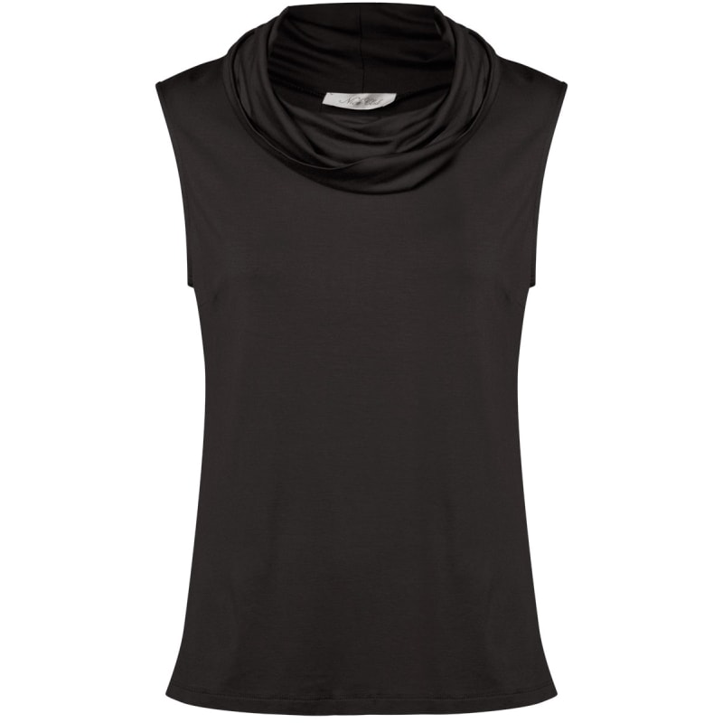 CAPITOLLIUM - BLUSA CAVADA GOLA ROULE - PRETO