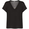 CAPITOLLIUM - BLUSA CHIFFON DETALHE METAL - PRETO