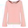 CAPITOLLIUM - BLUSA CREPE MANGA FLARE - SALMÃO