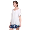 CAPITOLLIUM - BLUSA CREPE MANGA LONGA BUSTO AMARRAÇÕES - OFF WHITE