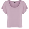 CAPITOLLIUM - BLUSA CROPPED VISCOSE M/C - ROSÊ