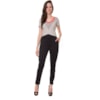 CAPITOLLIUM - BLUSA DECOTE V COM RECORTES - LARANJA