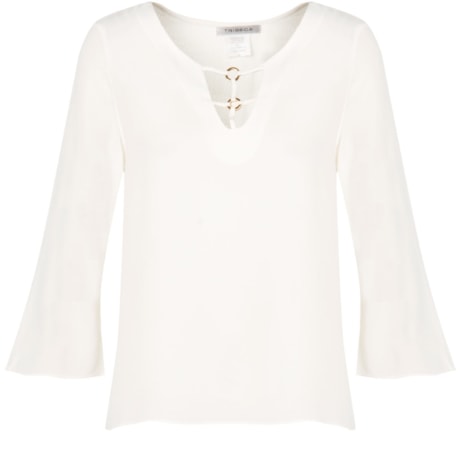 CAPITOLLIUM - BLUSA DETALHE BUSTO ARGOLAS - OFF WHITE